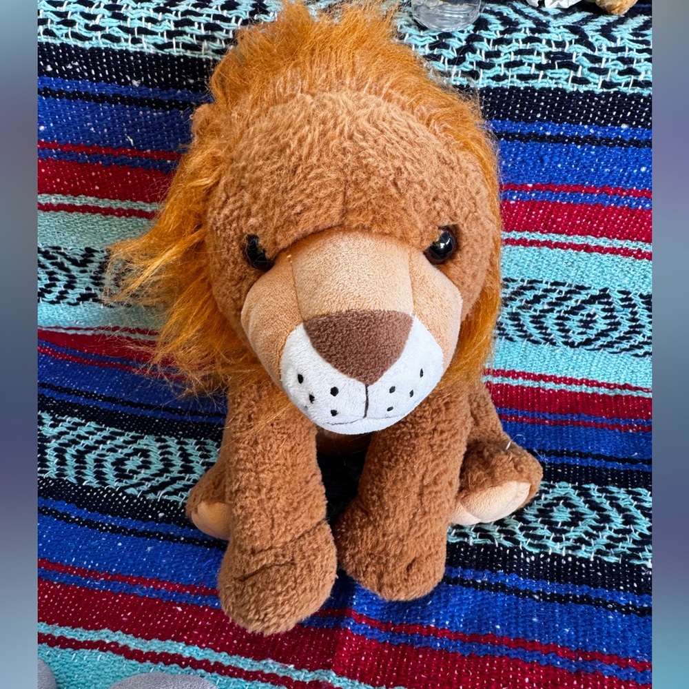 Brown Plush Lion Toy / Levi lion plush - Picture 2 of 4